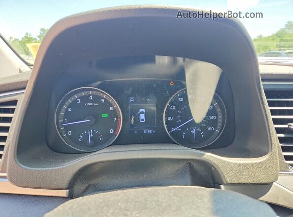 5NPD84LF3JH275786 2018 HYUNDAI ELANTRA Silver ხელსაწყოთა პანელის ხედი