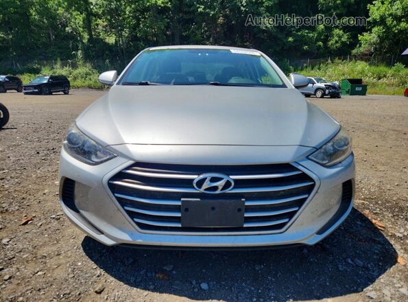 5NPD84LF3JH275786 2018 HYUNDAI ELANTRA Silver წინა ხედი