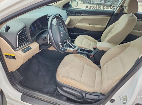 5NPD84LF3JH277814 2018 HYUNDAI ELANTRA White Սալոնի դիմացի տեսք