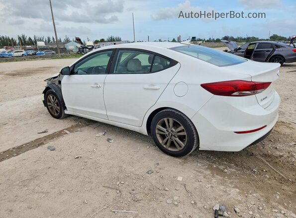 5NPD84LF3JH277814 2018 HYUNDAI ELANTRA White Հետևի ձախ