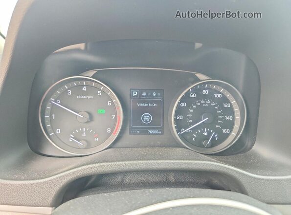 5NPD84LF3JH277814 2018 HYUNDAI ELANTRA White Սարքավորումների վահանակի տեսք