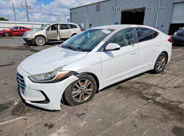 5NPD84LF3JH284438 2018 HYUNDAI ELANTRA White უკანა მარცხენა