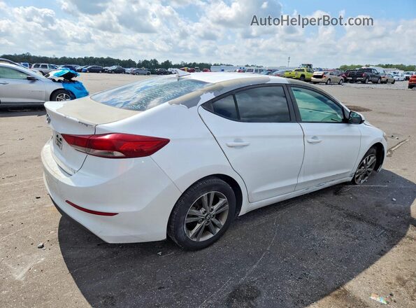 5NPD84LF3JH284438 2018 HYUNDAI ELANTRA White უკანა ხედი