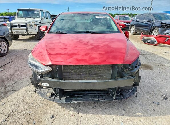 5NPD84LF3JH284942 2018 HYUNDAI ELANTRA Burgundy Widok z przodu