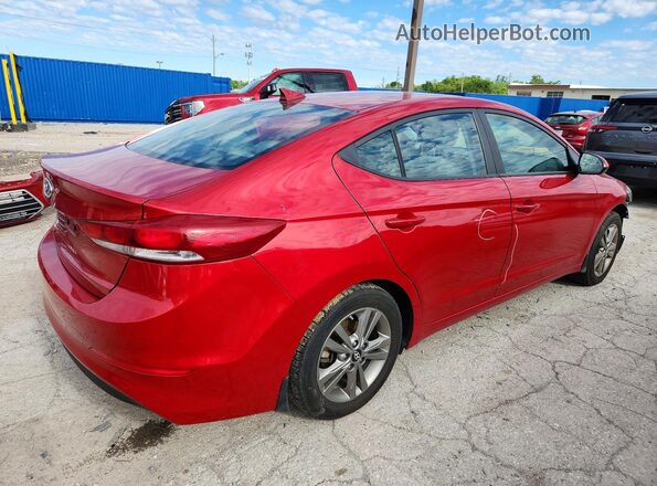 5NPD84LF3JH284942 2018 HYUNDAI ELANTRA Burgundy Tył prawy