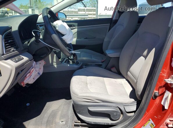 5NPD84LF3JH293494 2018 HYUNDAI ELANTRA Red Սալոնի դիմացի տեսք