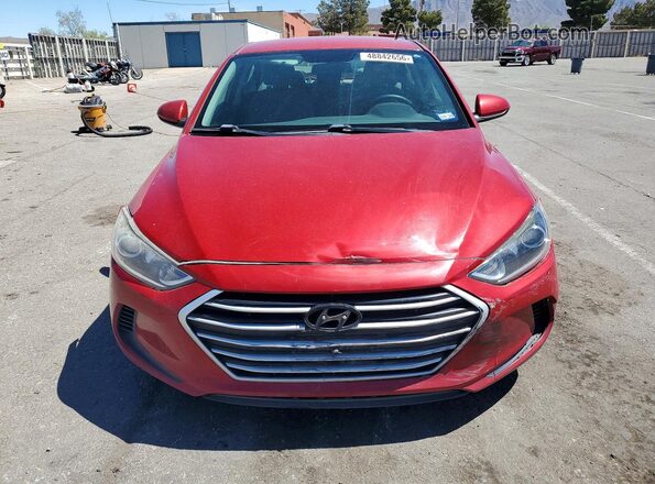 5NPD84LF3JH293494 2018 HYUNDAI ELANTRA Red Դիմացի տեսք