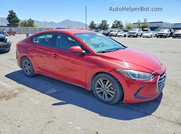 5NPD84LF3JH293494 2018 HYUNDAI ELANTRA Red Առջևի աջ