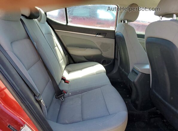 5NPD84LF3JH293494 2018 HYUNDAI ELANTRA Red Հետևի նստատեղերի տեսք