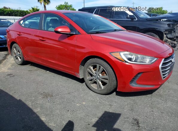 5NPD84LF3JH294743 2018 HYUNDAI ELANTRA Red Przód prawy
