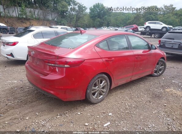 5NPD84LF3JH301495 2018 HYUNDAI ELANTRA Red Rear right