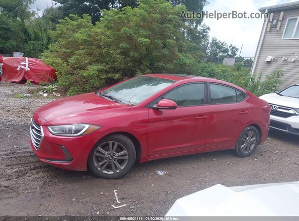 5NPD84LF3JH301495 2018 HYUNDAI ELANTRA Red 360 interior view
