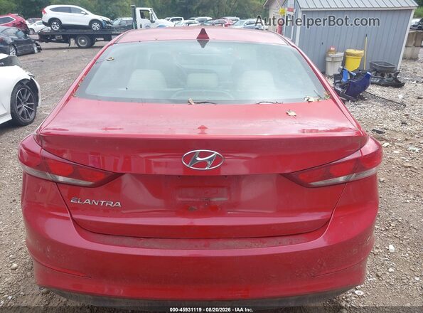 5NPD84LF3JH301495 2018 HYUNDAI ELANTRA Red 