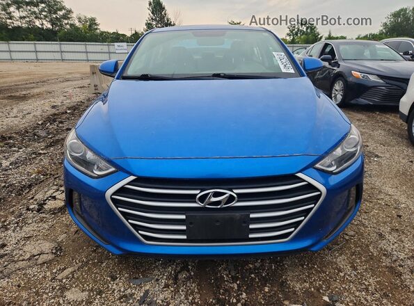 5NPD84LF3JH315509 2018 HYUNDAI ELANTRA Blue Դիմացի տեսք