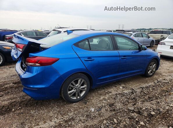 5NPD84LF3JH315509 2018 HYUNDAI ELANTRA Blue Հետևի աջ