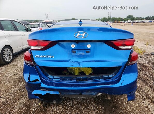 5NPD84LF3JH315509 2018 HYUNDAI ELANTRA Blue Հետևի տեսք