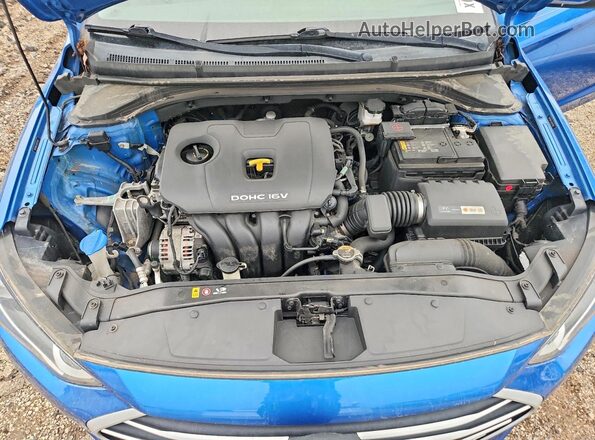 5NPD84LF3JH315509 2018 HYUNDAI ELANTRA Blue Սալոնի հետևի տեսք