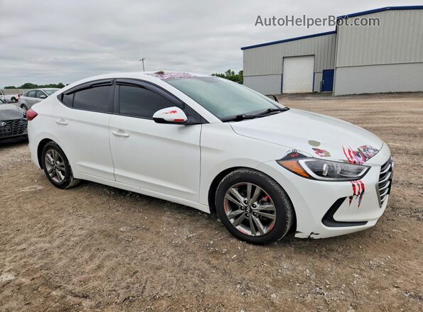 5NPD84LF3JH334142 2018 HYUNDAI ELANTRA White Դիմացի տեսք
