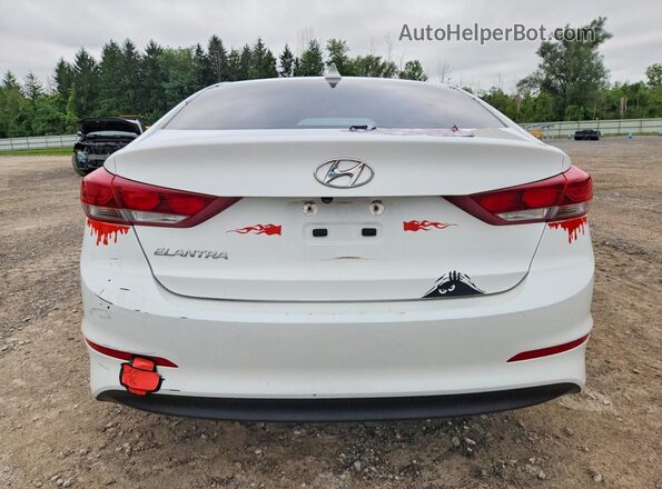 5NPD84LF3JH334142 2018 HYUNDAI ELANTRA White Սալոնի դիմացի տեսք