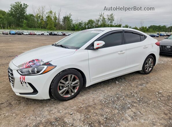 5NPD84LF3JH334142 2018 HYUNDAI ELANTRA White Հետևի ձախ