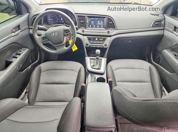 5NPD84LF3JH334142 2018 HYUNDAI ELANTRA White Սարքավորումների վահանակի տեսք