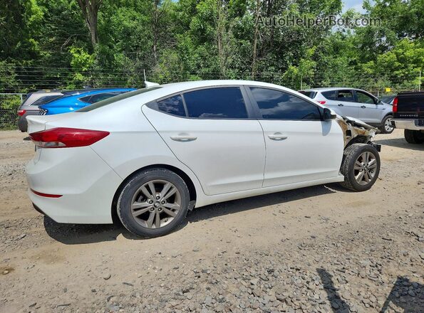 5NPD84LF3JH334156 2018 HYUNDAI ELANTRA White Հետևի աջ