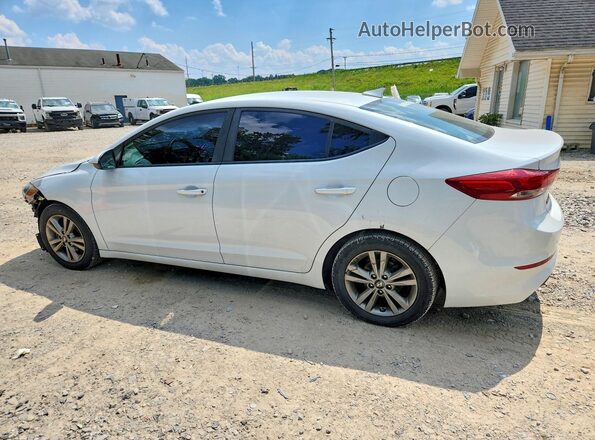 5NPD84LF3JH334156 2018 HYUNDAI ELANTRA White Հետևի ձախ