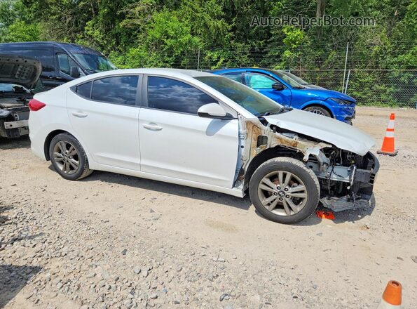 5NPD84LF3JH334156 2018 HYUNDAI ELANTRA White Առջևի աջ