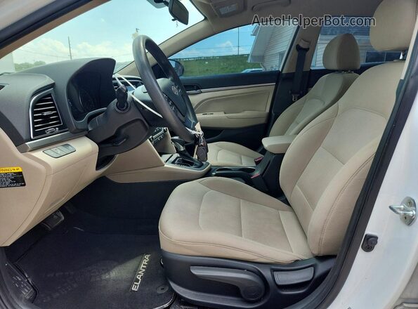 5NPD84LF3JH334156 2018 HYUNDAI ELANTRA White Սալոնի դիմացի տեսք
