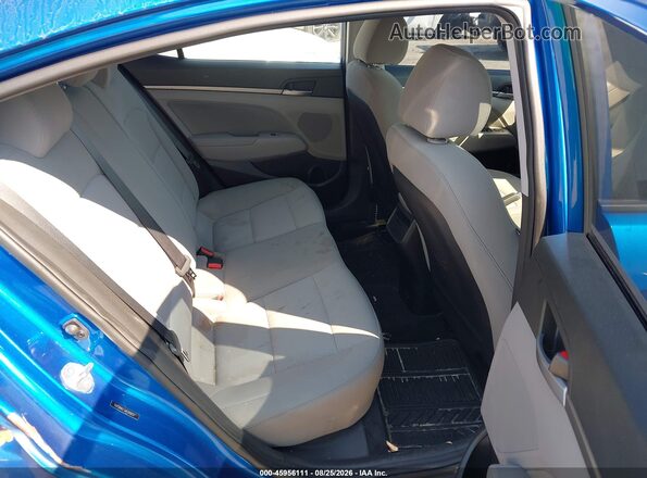 5NPD84LF3JH340037 2018 HYUNDAI ELANTRA Blue Widok naklejki z numerem VIN