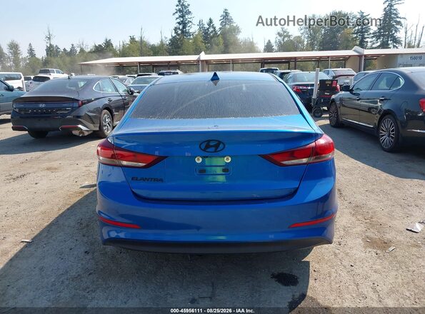 5NPD84LF3JH340037 2018 HYUNDAI ELANTRA Blue 