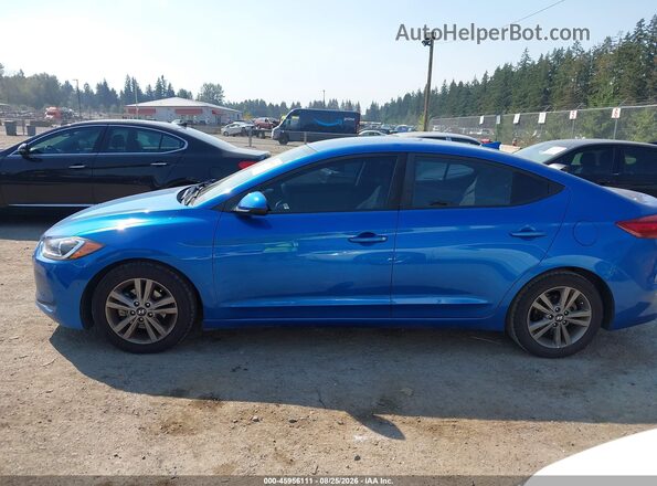 5NPD84LF3JH340037 2018 HYUNDAI ELANTRA Blue Widok wnętrza 360 stopni