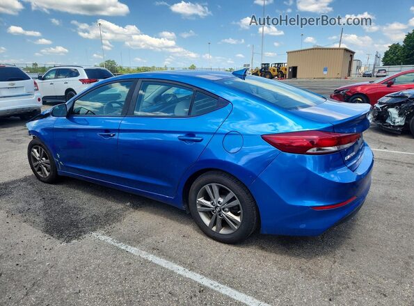 5NPD84LF3JH382952 2018 HYUNDAI ELANTRA Blue Tył lewy