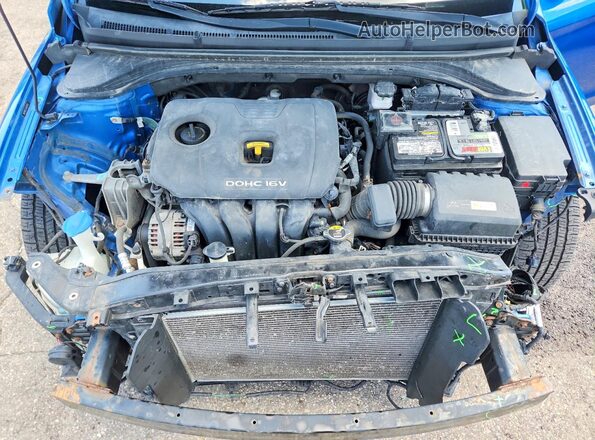 5NPD84LF3JH382952 2018 HYUNDAI ELANTRA Blue Widok wnętrza z tyłu