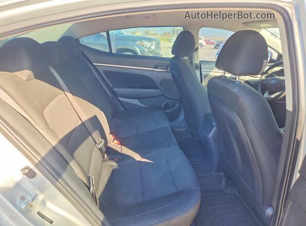 5NPD84LF3KH419337 2019 HYUNDAI ELANTRA Silver Вид задніх сидінь