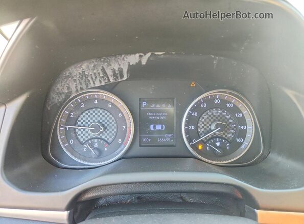 5NPD84LF3KH419337 2019 HYUNDAI ELANTRA Silver Вид щитка приладів