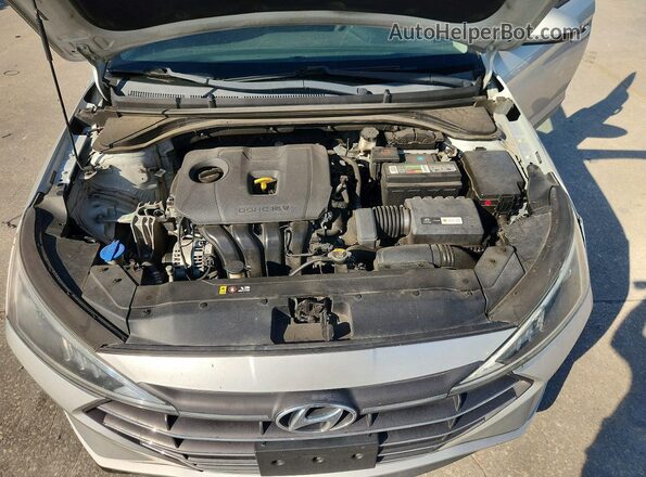 5NPD84LF3KH419337 2019 HYUNDAI ELANTRA Silver Вид задньої частини салону