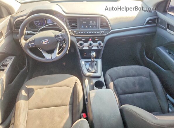 5NPD84LF3KH419337 2019 HYUNDAI ELANTRA Silver Вид панелі приладів