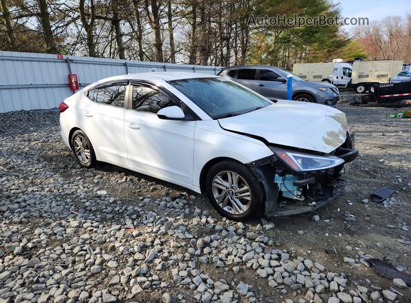 5NPD84LF3KH421041 2019 HYUNDAI ELANTRA White წინა მარჯვენა
