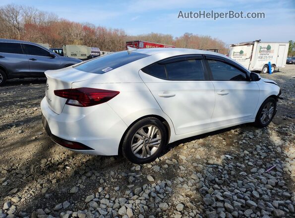 5NPD84LF3KH421041 2019 HYUNDAI ELANTRA White უკანა მარჯვენა