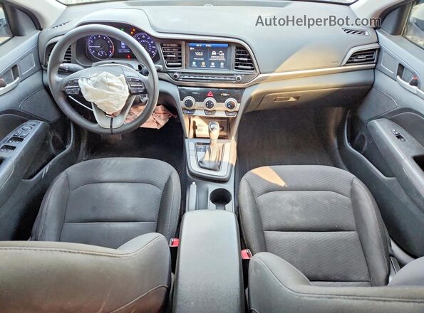 5NPD84LF3KH421041 2019 HYUNDAI ELANTRA White წინა პანელის ხედი