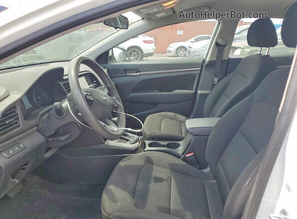 5NPD84LF3KH450376 2019 HYUNDAI ELANTRA White Սալոնի դիմացի տեսք
