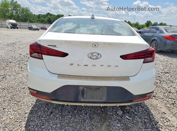 5NPD84LF3KH450376 2019 HYUNDAI ELANTRA White Հետևի տեսք