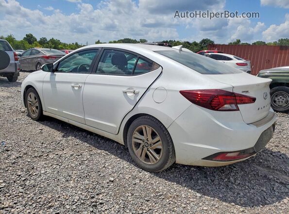5NPD84LF3KH450376 2019 HYUNDAI ELANTRA White Հետևի ձախ