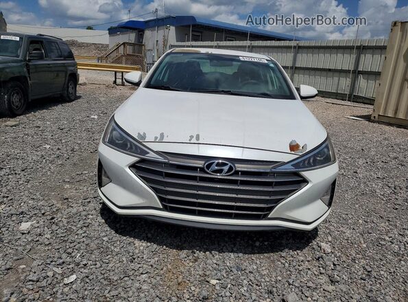 5NPD84LF3KH450376 2019 HYUNDAI ELANTRA White Դիմացի տեսք