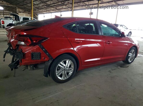 5NPD84LF3KH472782 2019 HYUNDAI ELANTRA Red Задня права чверть