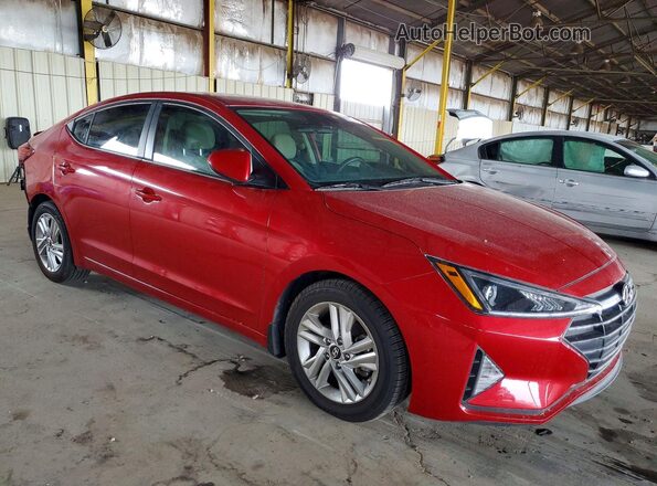 5NPD84LF3KH472782 2019 HYUNDAI ELANTRA Red Передня права чверть