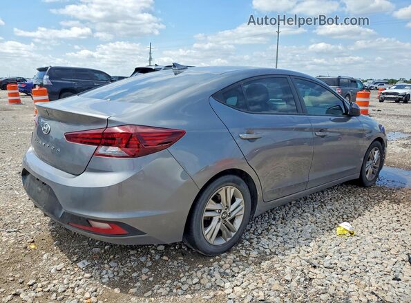 5NPD84LF3KH478632 2019 HYUNDAI ELANTRA Gray Rear right