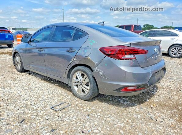 5NPD84LF3KH478632 2019 HYUNDAI ELANTRA Gray Rear left