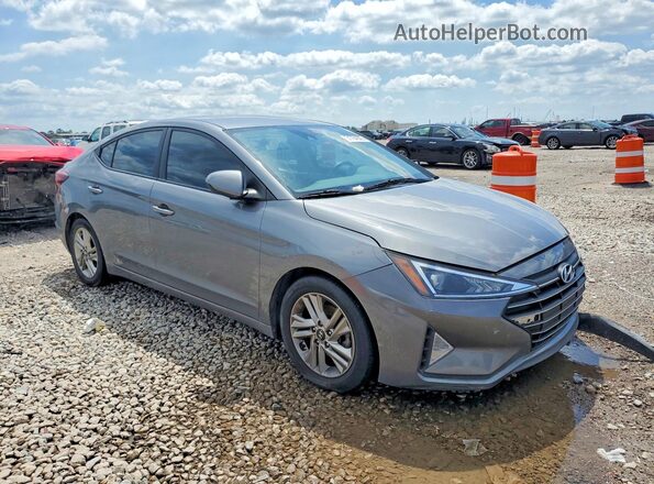 5NPD84LF3KH478632 2019 HYUNDAI ELANTRA Gray Front right
